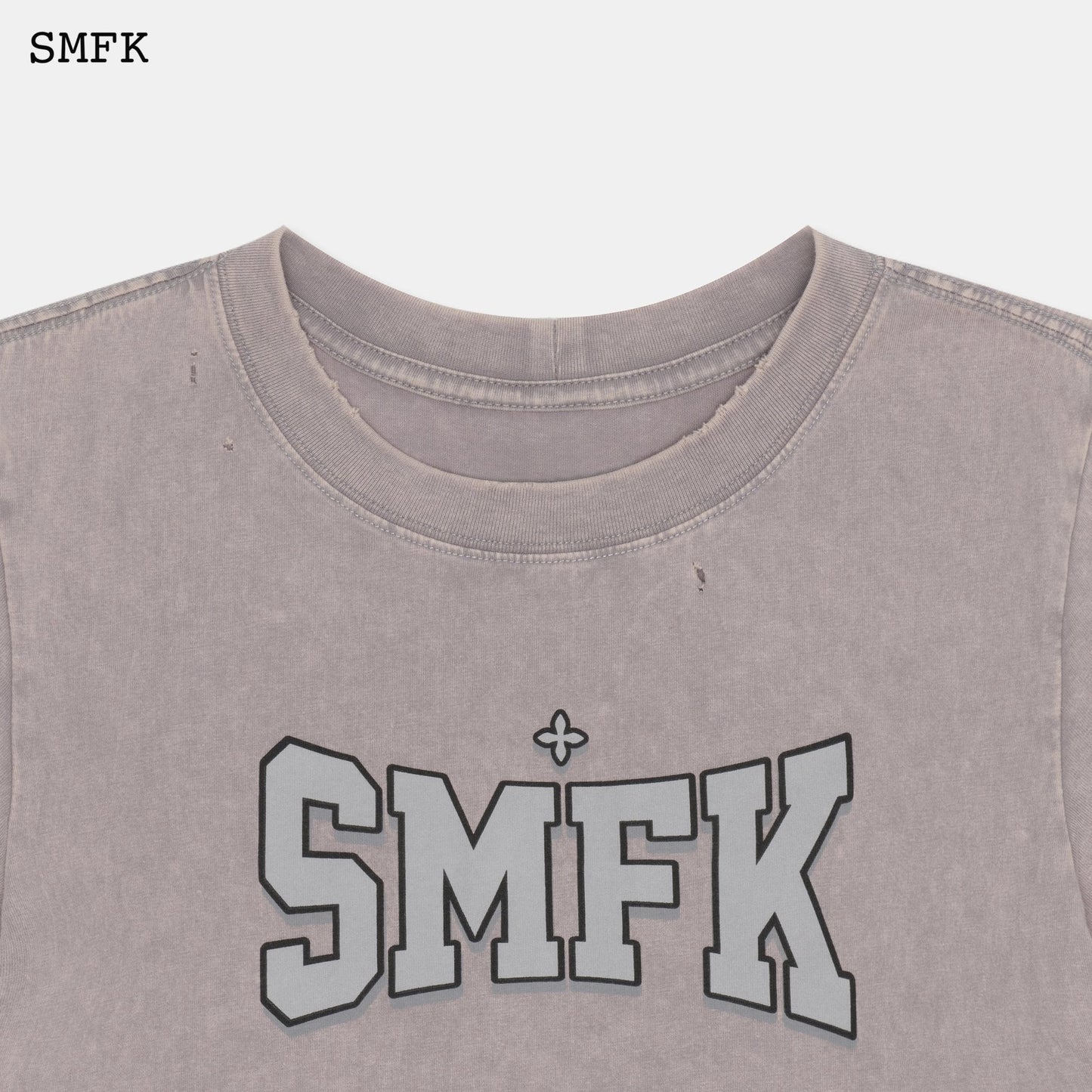 SMFK Model Light Grey Short T-shirt