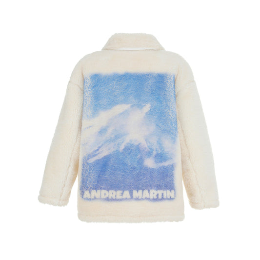 ANDREA MARTIN Mountain Wool Jacket White | MADA IN CHINA