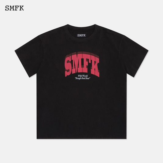 SMFK Oversized Model Black T-shirt