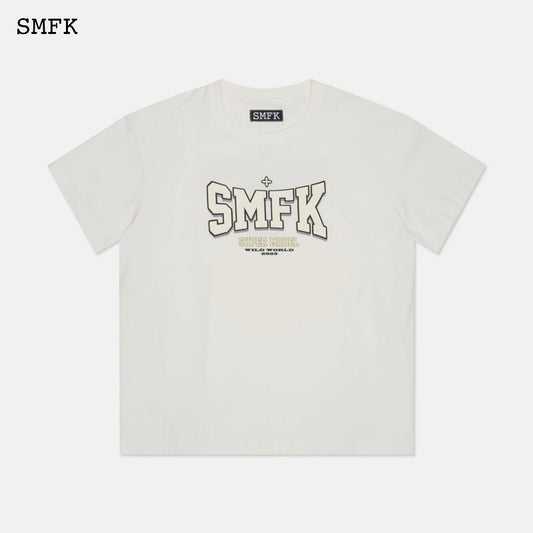 SMFK Oversized Model White T-shirt