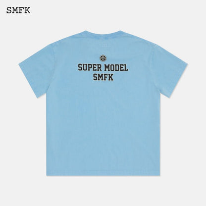 SMFK Oversized Super Model Blue T-shirt