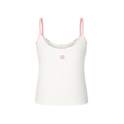 Herlian Pink And White Vest