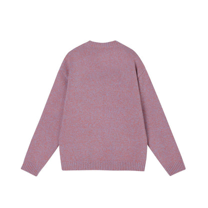 MEDIUM WELL Pink Floral Crew Neck Sweater