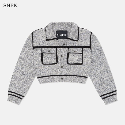 SMFK Popcorn College Knit Jacket
