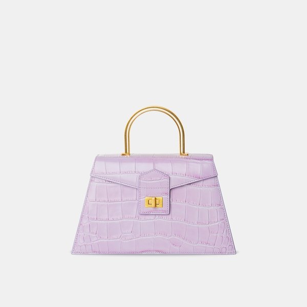 APEDE MOD Purple Croc Large Le Book | MADA IN CHINA