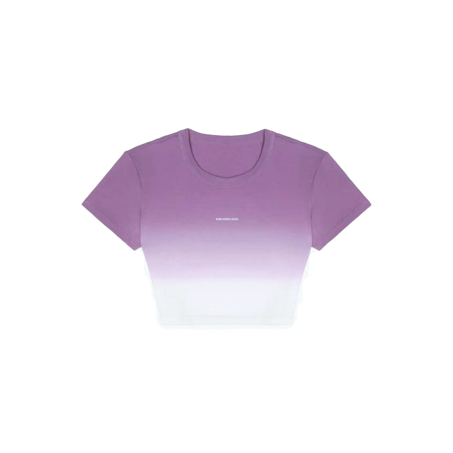 ANN ANDELMAN Purple Dip-Dye T-Shirt | MADA IN CHINA