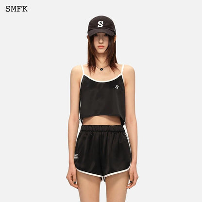 SMFK Retro Sports Pajamas Set Black