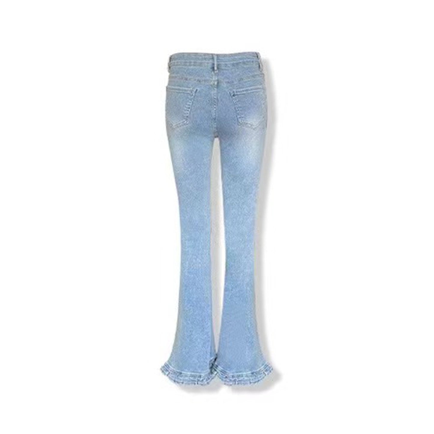Aimme Sparrow Ruffled Bootcut Jeans