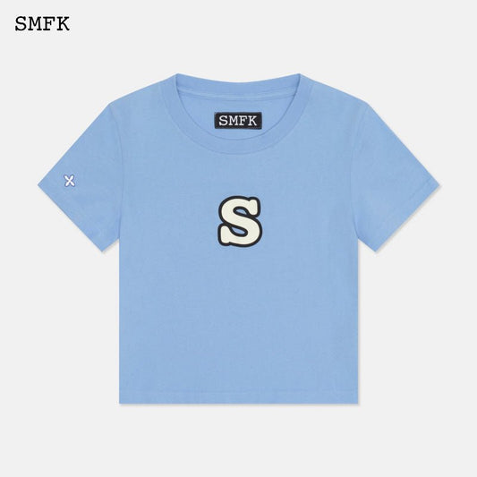 SMFK Skinny Model Blue Tight T-shirt