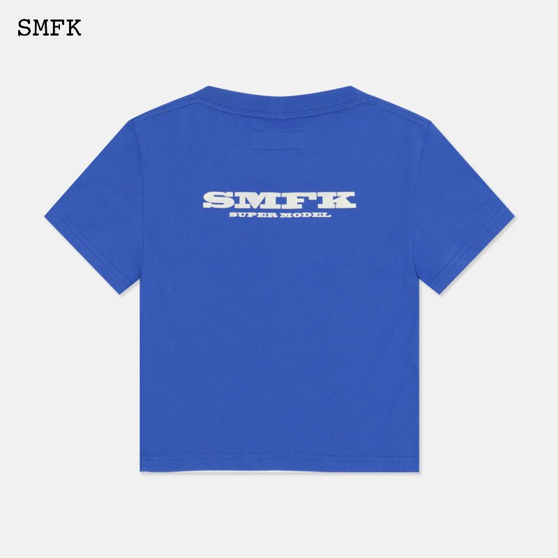 SMFK Skinny Model Dark Blue Tight T-shirt