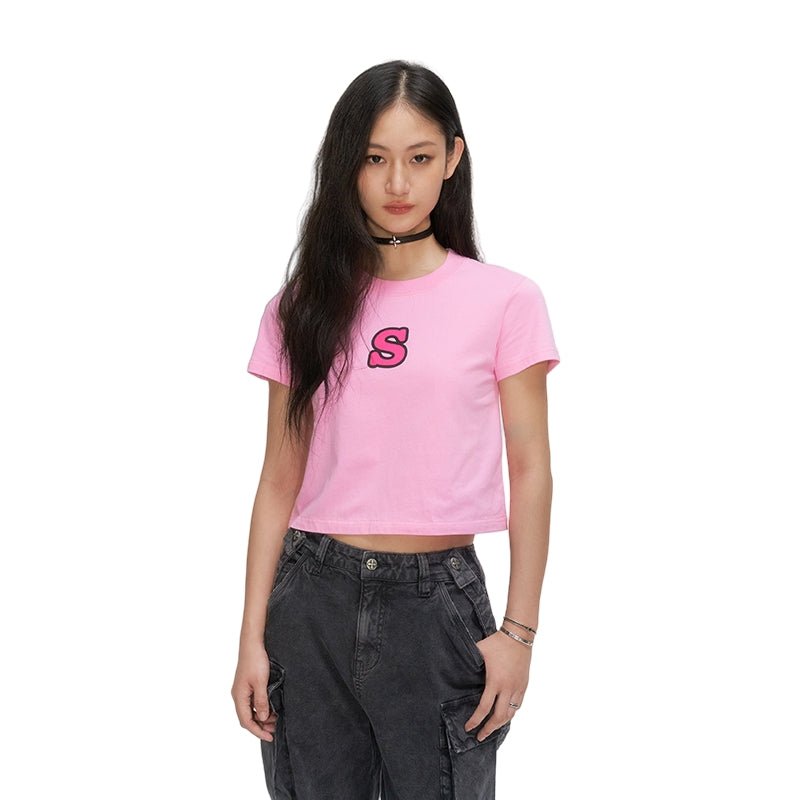 SMFK Skinny Model Pink Tight T-shirt