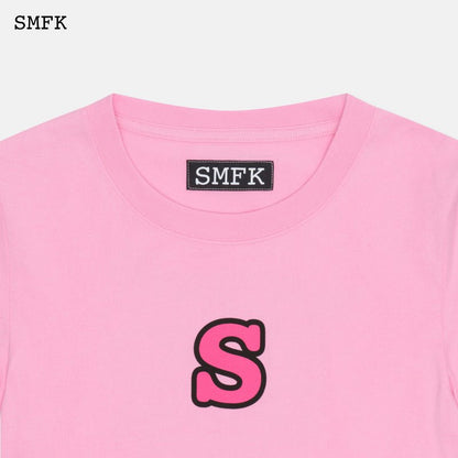 SMFK Skinny Model Pink Tight T-shirt