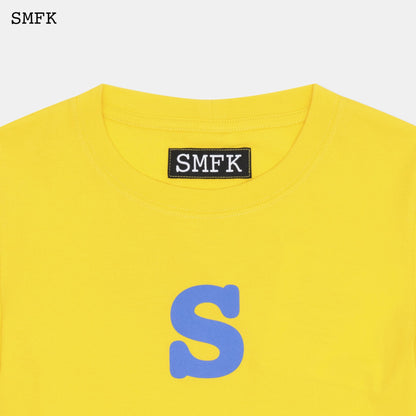 SMFK Skinny Model Yellow Tight T-shirt