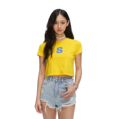 SMFK Skinny Model Yellow Tight T-shirt