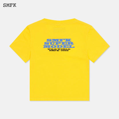 SMFK Skinny Model Yellow Tight T-shirt