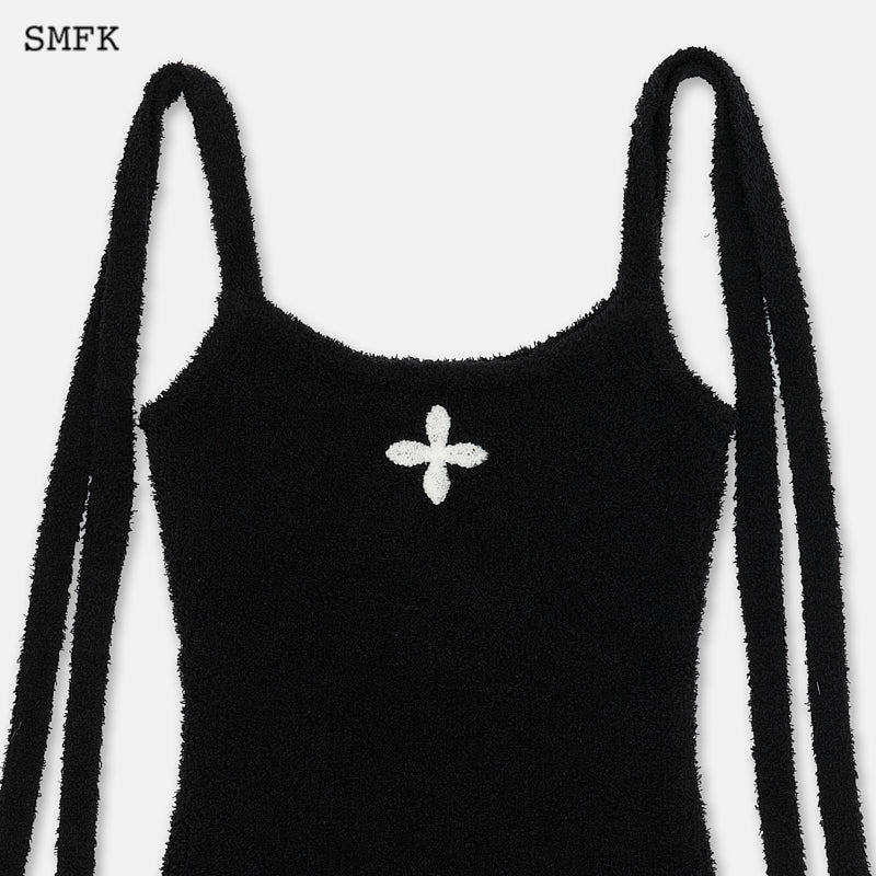 SMFK Stray Wandering Savage Knitted Halter Dress - Fixxshop