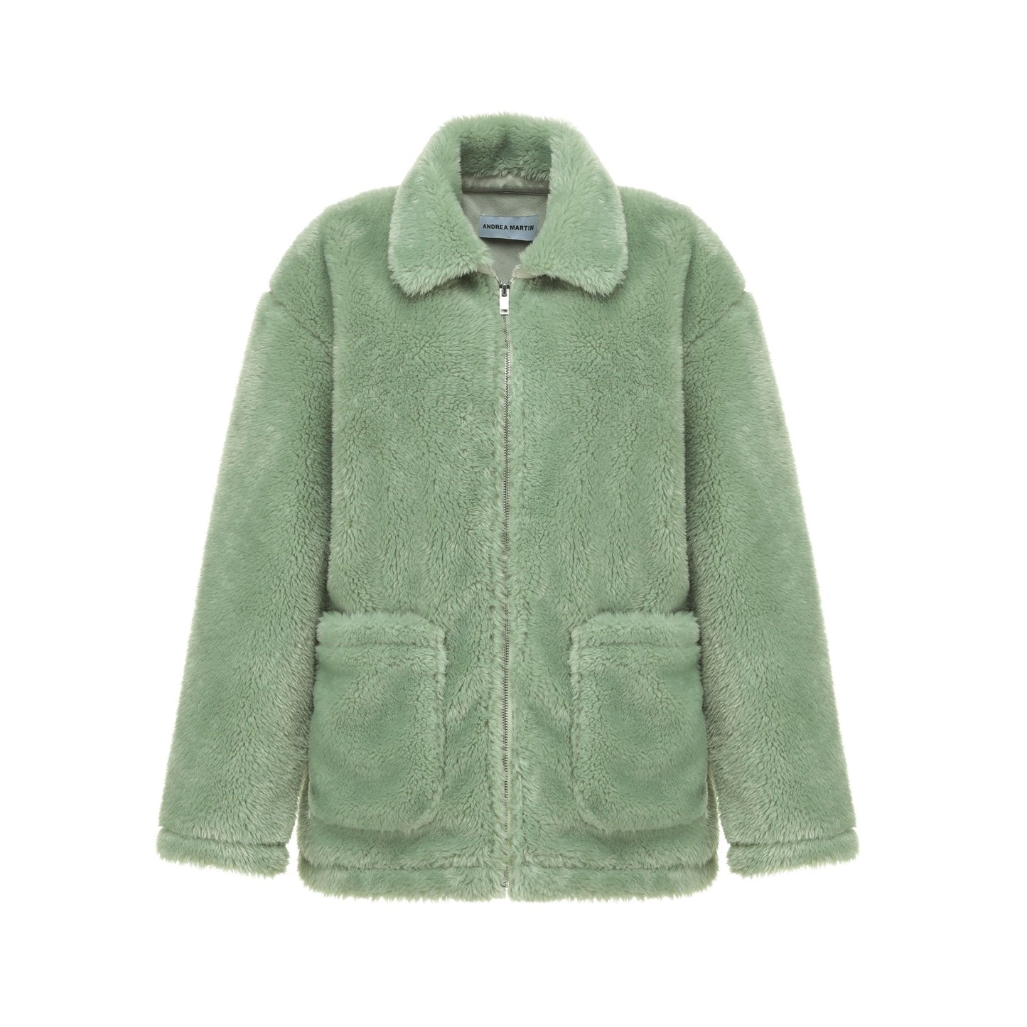 ANDREA MARTIN Sunset Wool Jacket Green | MADA IN CHINA