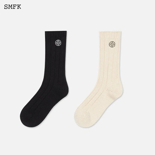 SMFK Vintage College Knitted Sports Socks (2 Pairs)