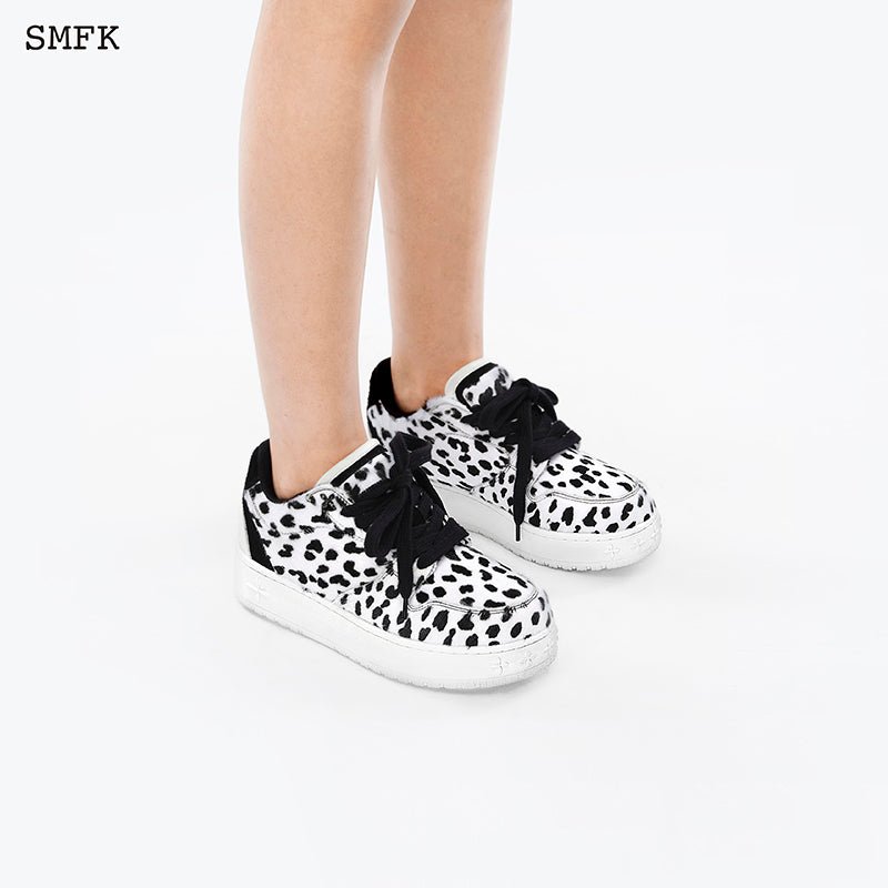 SMFK White Leopard Skate Shoes Fixxshop