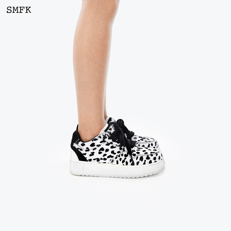 SMFK White Leopard Skate Shoes - Fixxshop