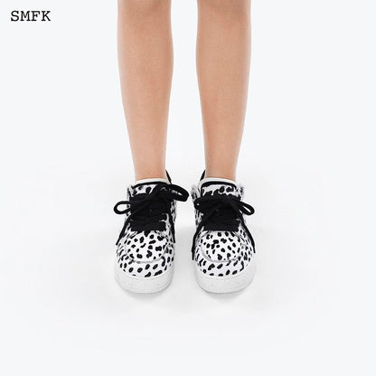 SMFK White Leopard Skate Shoes - Fixxshop