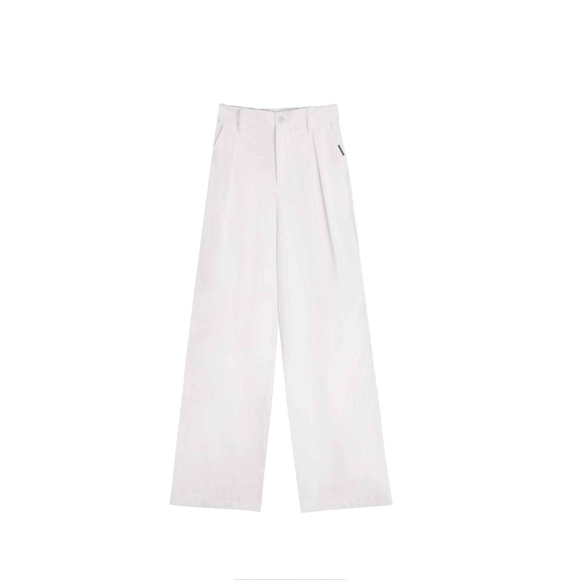 AIMME SPARROW White Logo Suit Pants | MADA IN CHINA