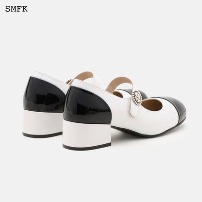 SMFK White Mary Jane Shoes