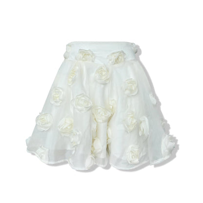 White Rose Tutu Pants