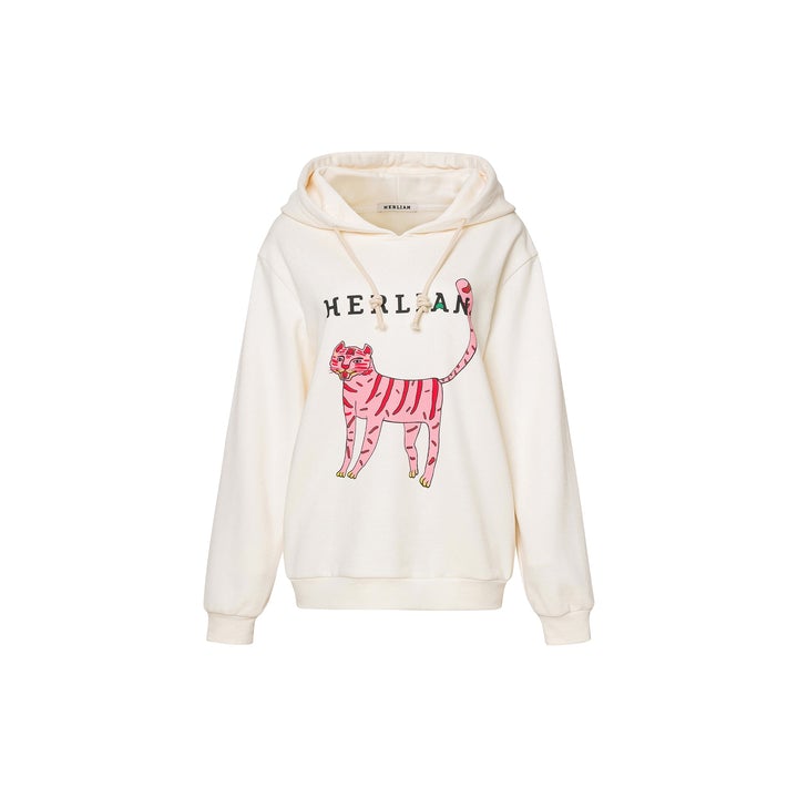 Herlian CNY Edition Tiger Hoodie White - Fixxshop