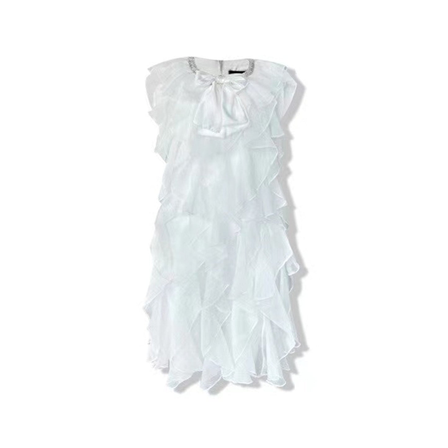 Aimme Sparrow White Tutu Bow Dress