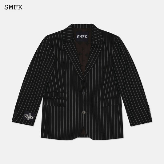 SMFK Wild World Mirroring Black Stripe Jacket