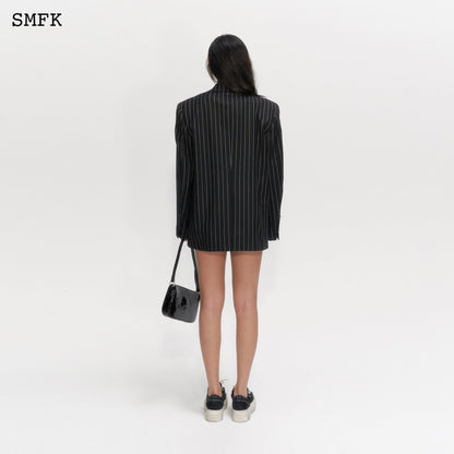 SMFK Wild World Mirroring Black Stripe Jacket