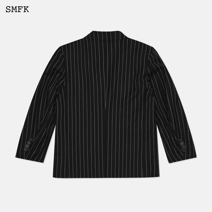 SMFK Wild World Mirroring Black Stripe Jacket