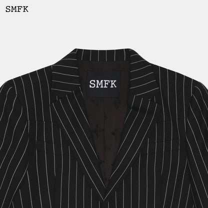 SMFK Wild World Mirroring Black Stripe Jacket