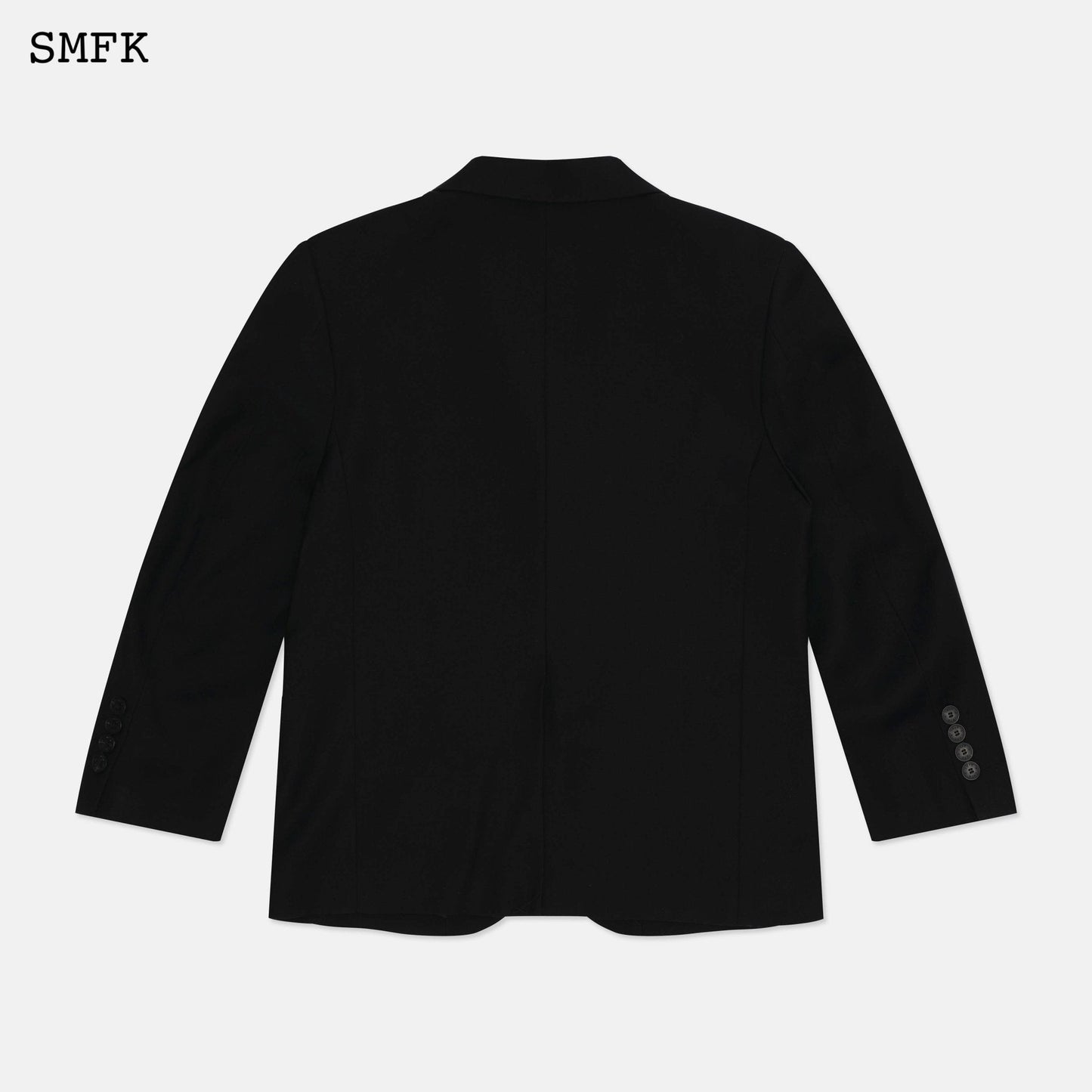 SMFK Wild World Mirroring Black Wool Jacket