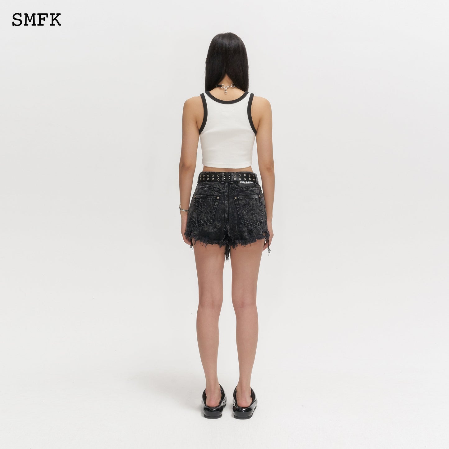 SMFK Wild World Short Black Jeans