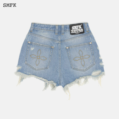 SMFK Wild World Short Blue Jeans