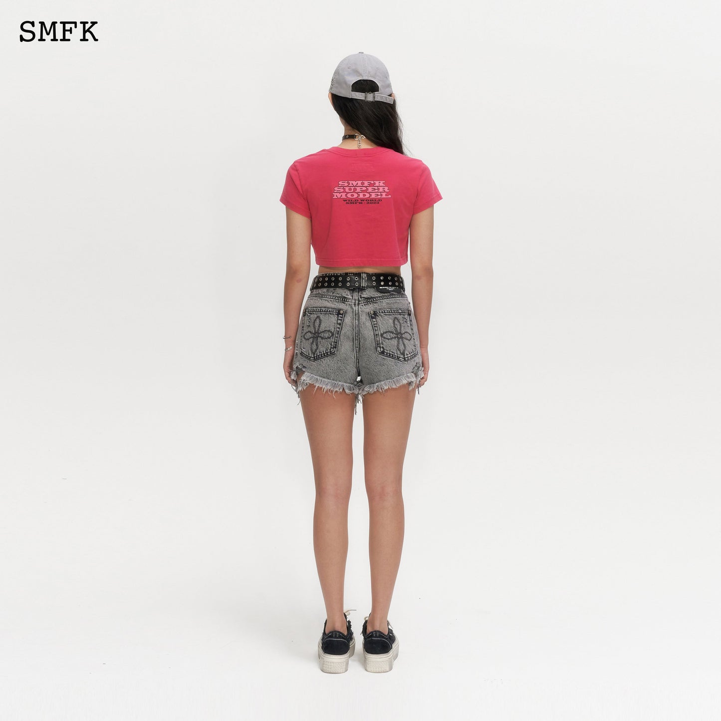 SMFK Wild World Short Grey Jeans