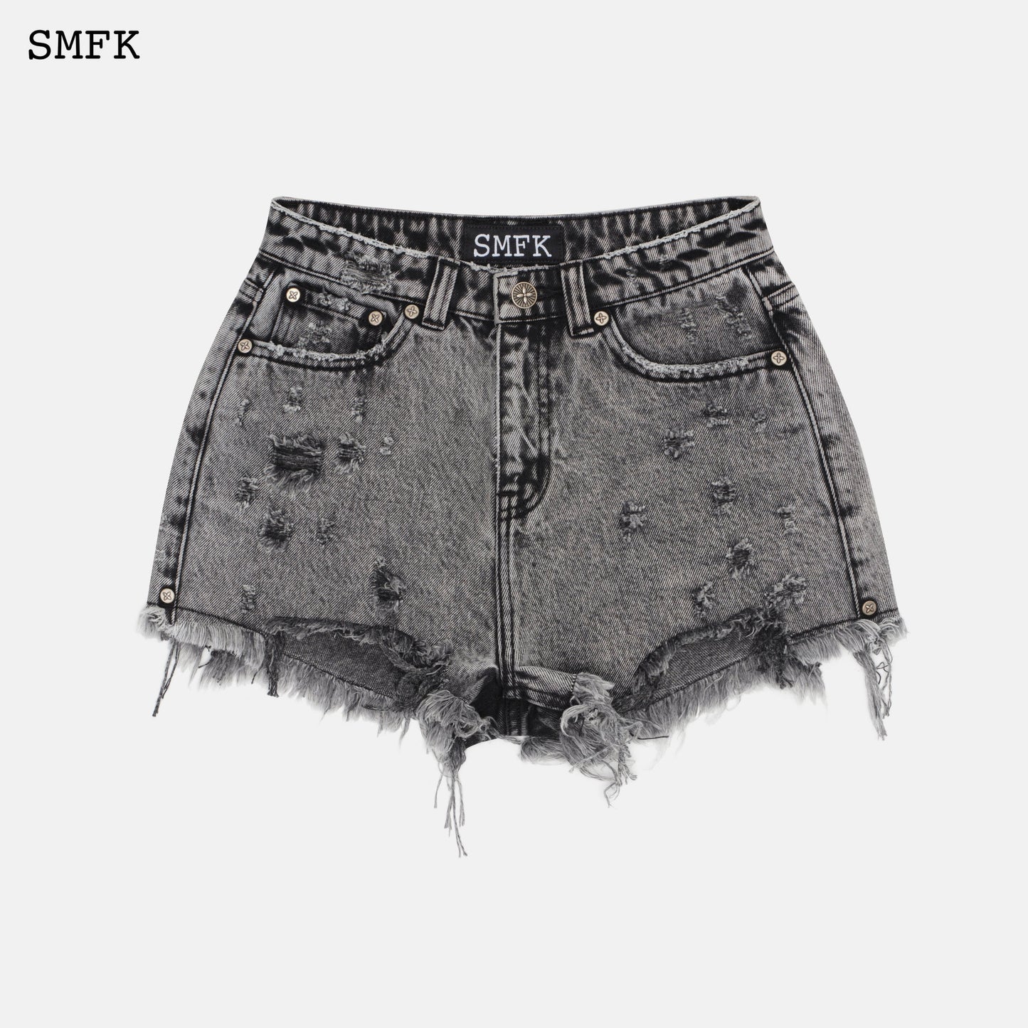 SMFK Wild World Short Grey Jeans