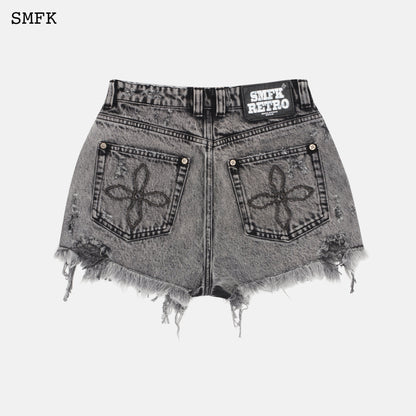 SMFK Wild World Short Grey Jeans