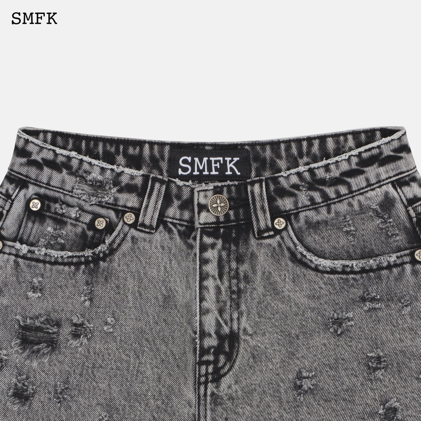 SMFK Wild World Short Grey Jeans