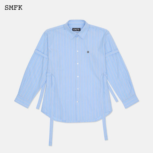 SMFK Wild World Sky Blue Stripe Shirt