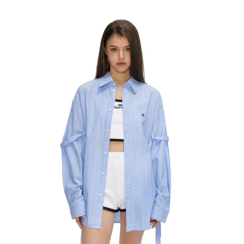 SMFK Wild World Sky Blue Stripe Shirt