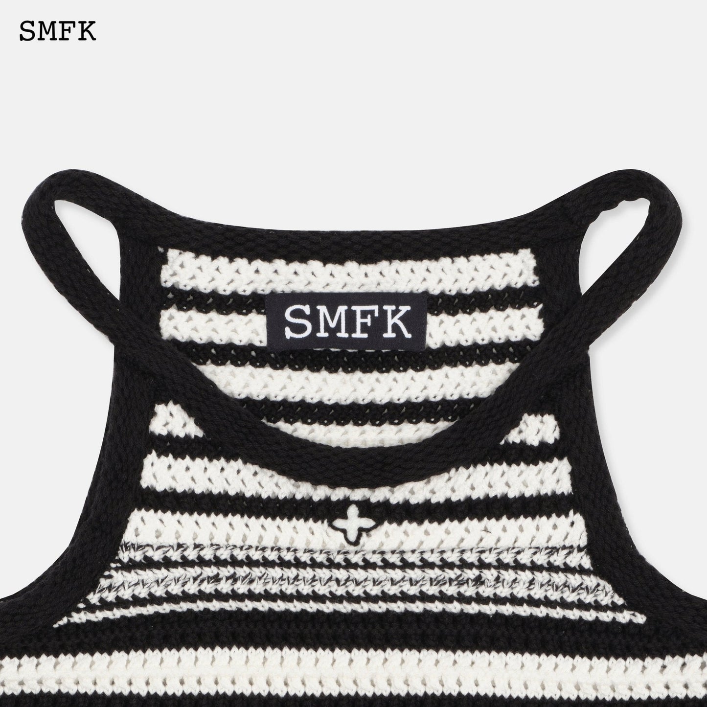 SMFK Wilderness Black And White Knitted Vest