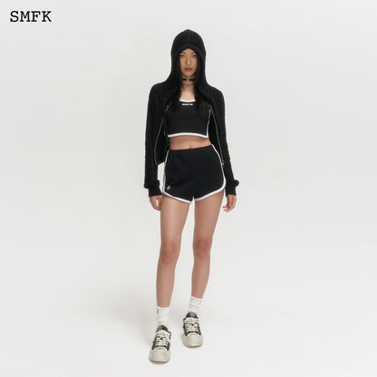 SMFK Wilderness Black Knitted Hoodie