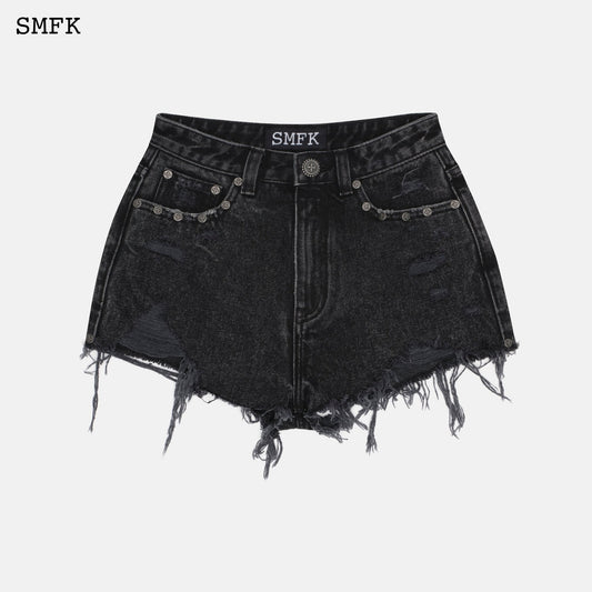 SMFK Wilderness Rock Black Short Jeans