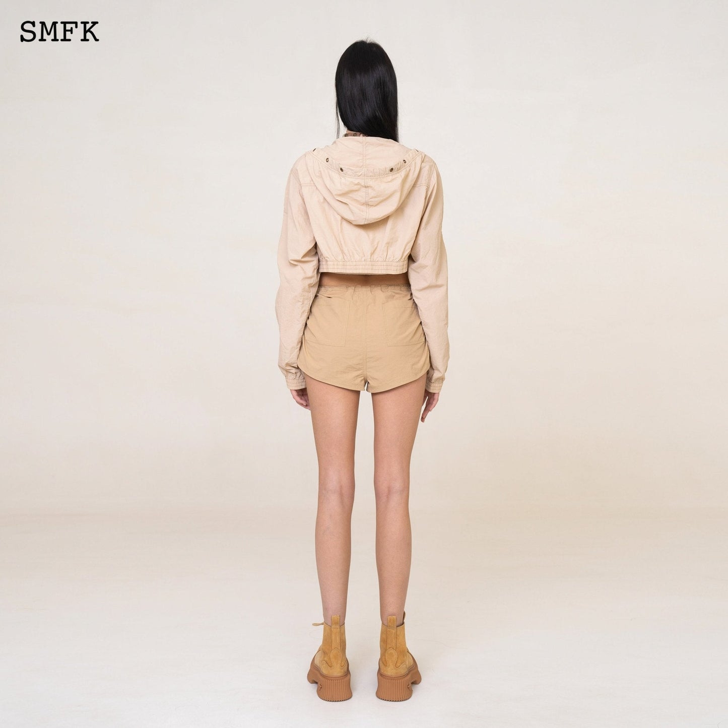 SMFK Wilderness Sun-Protection Hoodie In Wheat