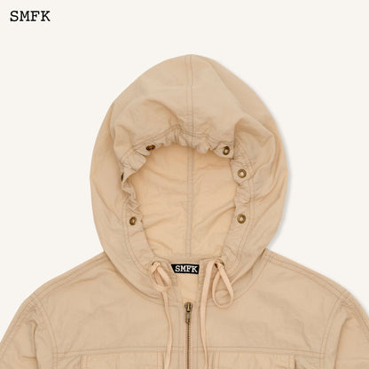 SMFK Wilderness Sun-Protection Hoodie In Wheat