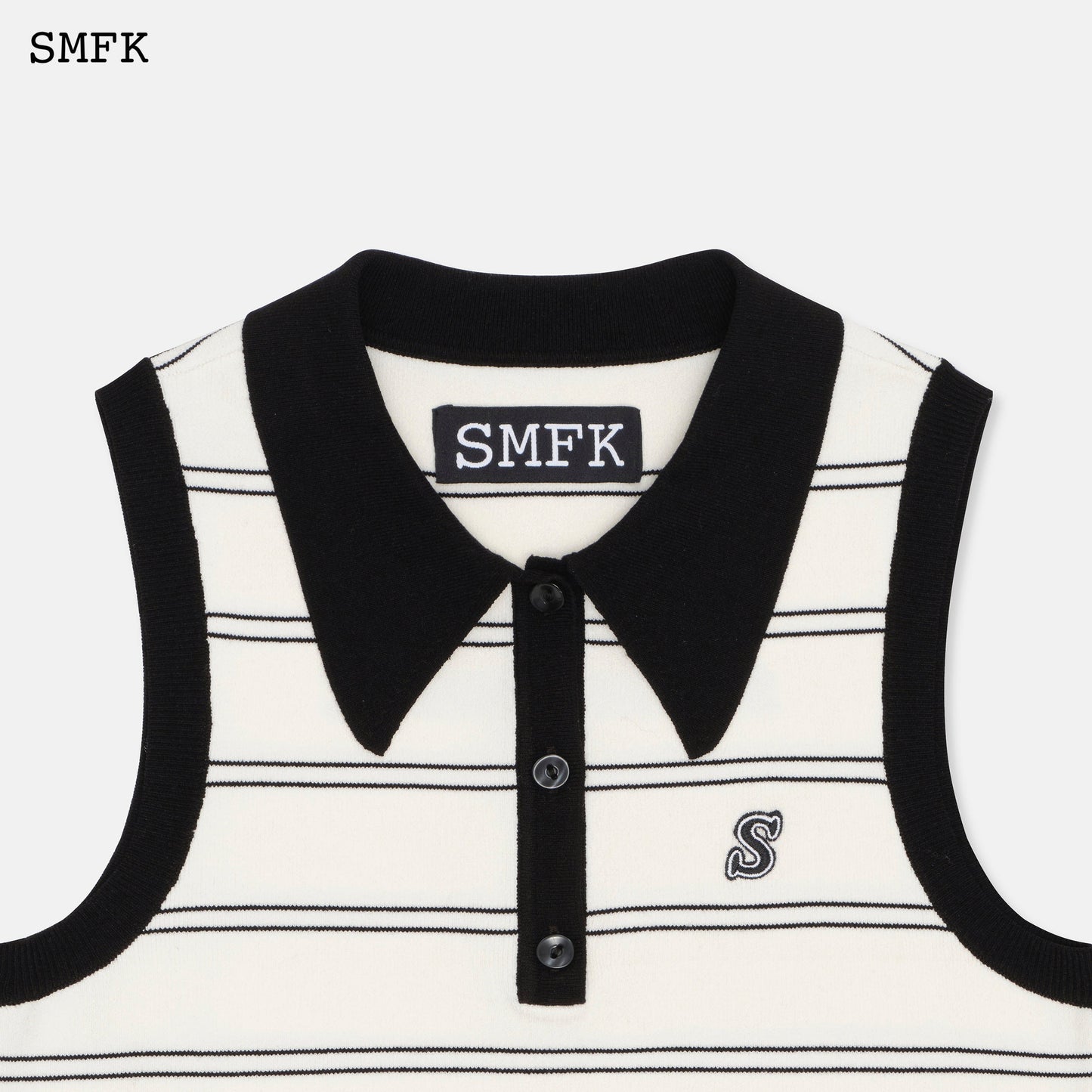 SMFK Wilderness White Stripe Polo Vest