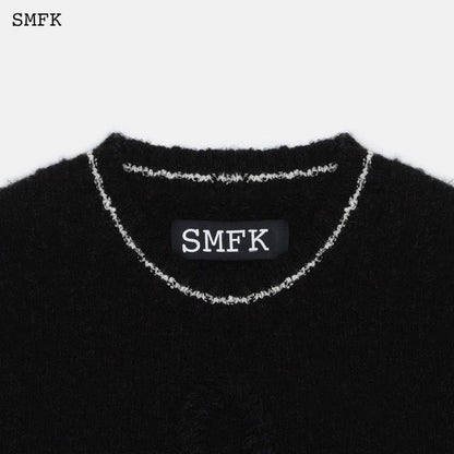 SMFK Wilderness Wool Knit Short Tee Black